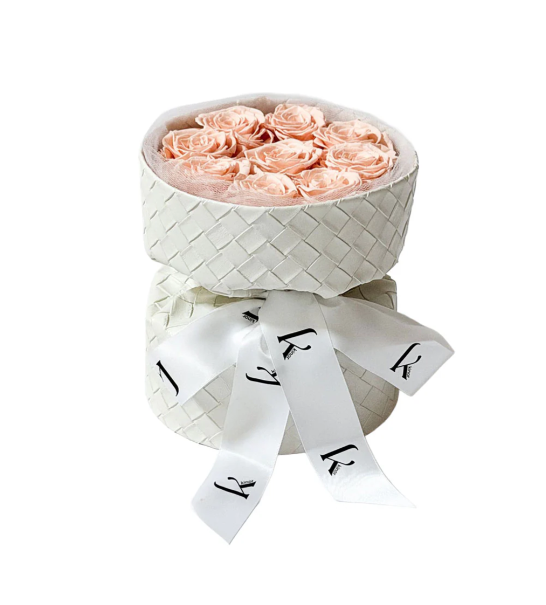 Leatherette Bouquet with Preserved Roses