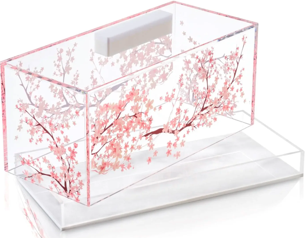 Lucite cake tray
