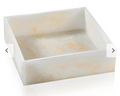 Resin square salad bowl