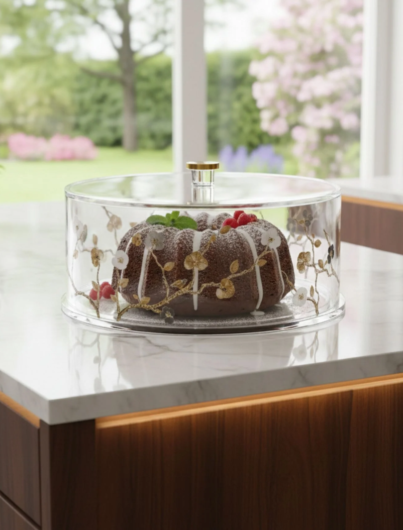 Ornate cake dome